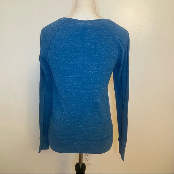Nike Blue Just Do It Long Sleeve Sweatshirt Women’s XS - Picture 3 of 8